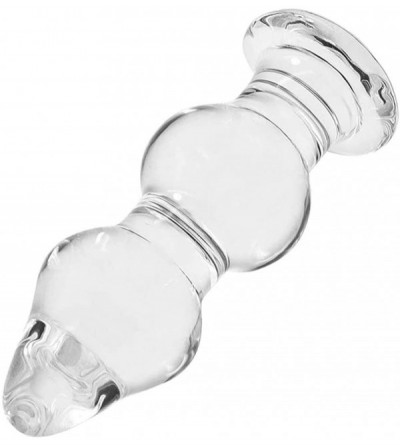 Anal Sex Toys 5.5x1.9 Inch Large Glass Butt Plug G-spot Massager Crystal Anal Plug Butt Plug Anal Trainer Sex Toy - CO11K4PNO...