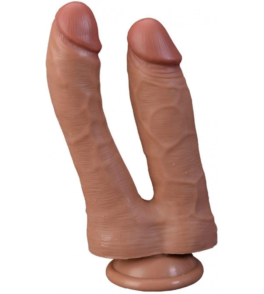 Sex Dolls Realistic Double Dildo- Gay Dildo with Suction Cup- 7.08 Inch Pussy Dildo- Silicone Dildo for Women - CO190S9O7G8 $...