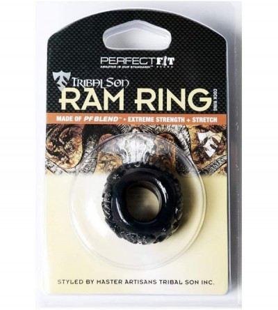 Penis Rings Tribal Son Ram Ring - Black - CM11C6779U1 $11.88