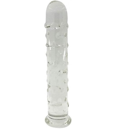 Dildos 10.6 Inch Large Dotted Crystal Glass Penis Glass Dildo Female Masturbation G-spot Stimulator Huge Anal Plug - CI1843ZN...