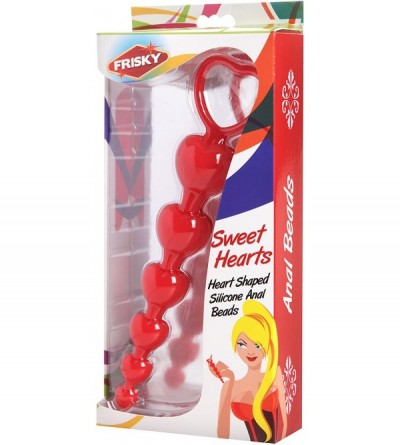 Anal Sex Toys Sweet Heart Silicone Anal Beads - C211TWY21U9 $11.34