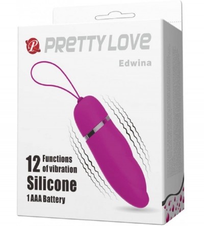 Vibrators Pretty Love Edwina Bullet Vibrator Purple - CM18EU8S887 $21.00