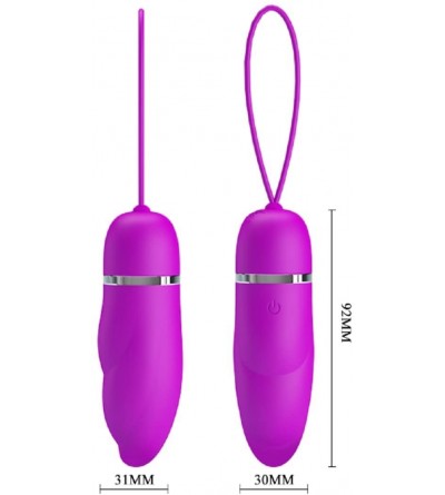 Vibrators Pretty Love Edwina Bullet Vibrator Purple - CM18EU8S887 $21.00