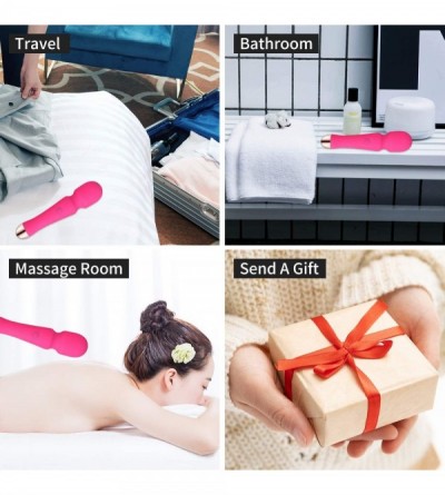 Vibrators Personal Wand Massager Handheld Cordless Massage Wand Waterproof USB Rechargeable Massage 7 Vibrations Skin Soft Si...