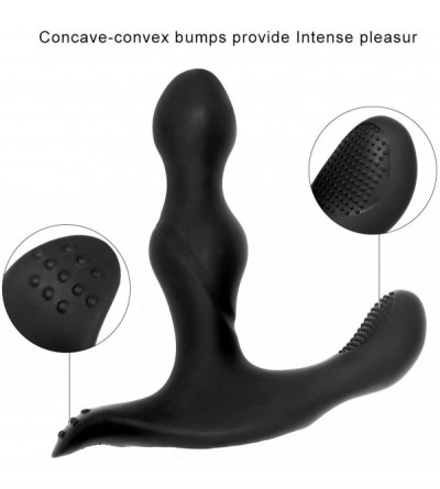 Vibrators Prostate Massager Anal Sex Toys with 10 Vibration Modes Silicone Rechargeable Vibrator for Anal Sex- G Spot - 100% ...