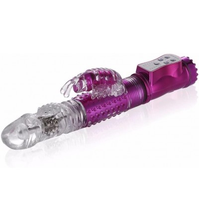 Vibrators Waterproof Rabbit Dildo Vibrator G-spot Massager Multispeed Sex Toy Pink Adult - CO12O0VR2ZK $33.02