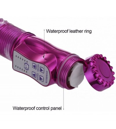 Vibrators Waterproof Rabbit Dildo Vibrator G-spot Massager Multispeed Sex Toy Pink Adult - CO12O0VR2ZK $17.38