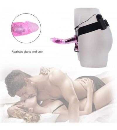 Dildos Vibrating Strap On Dildo Dong with Adjustable Harness for Lesbian Realistic Penis Cock Anal Sex Toys for Female Mastur...