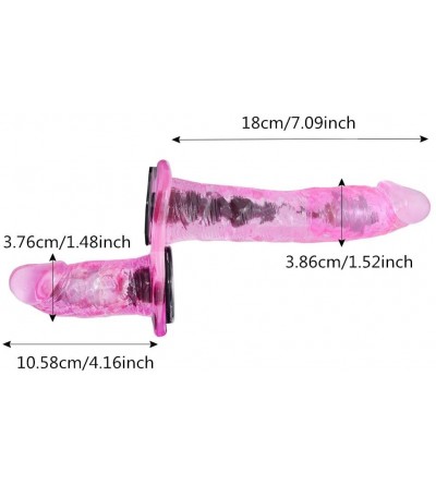 Dildos Vibrating Strap On Dildo Dong with Adjustable Harness for Lesbian Realistic Penis Cock Anal Sex Toys for Female Mastur...