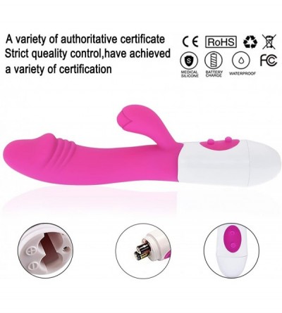 Vibrators Rabbit Dildo Vibrators Masturbation Personal Massager- G-spot Vibrator Clitoris Stimulator-Dildo Adult Toys for Wom...