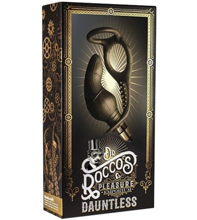 Penis Rings Dr. Rocco's Dauntless- Metallic Gold Black - CO18LYLGW40 $30.24