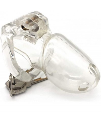 Chastity Devices Lightweight Premium Chastity Device Medical Grade Resin Male Briefs V3 Transparent (Maxi) - Maxi - CJ18RXYHG...
