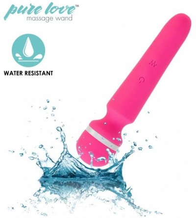 Vibrators Vibrator Wand- Personal Body Massager- Rechargeable Usb- Pink - Pink - C718UWNIGC5 $32.88
