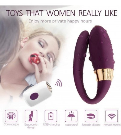Vibrators Couple Vibrator for Clitoral- G-Spot Stimulation with 7 Pulsating & Powerful Vibration Patterns- Wireless Remote Co...