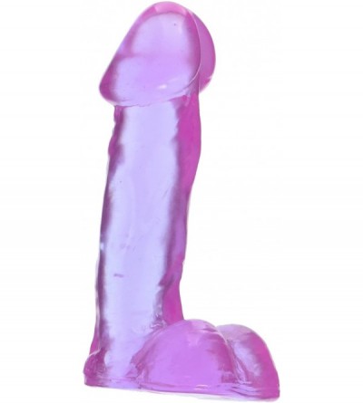 Dildos Cock with Balls Dildo- Purple- 3 Inch- 2.4 Ounce - Purple - C111K096PR5 $22.15
