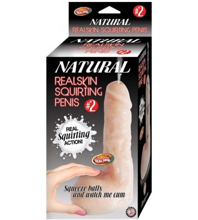 Anal Sex Toys Natural Realskin Squirting Penis- No.2 - No.2 - CT182AL5O5U $38.89