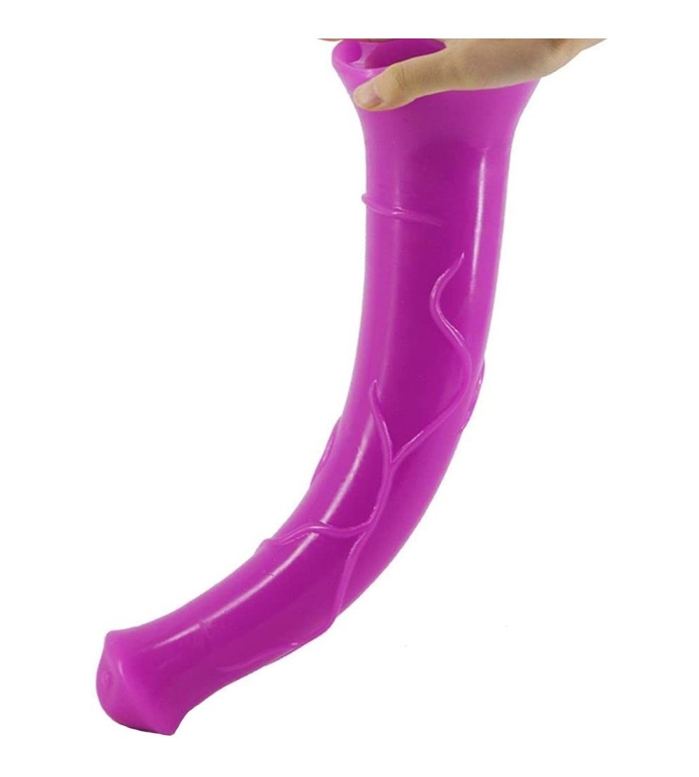 Dildos Super Big Size Horse Dildo- 16.2Inch Long Suction Cup Animal Penise Sex Toys- Women Masturbation Couple Flirt (Purple)...