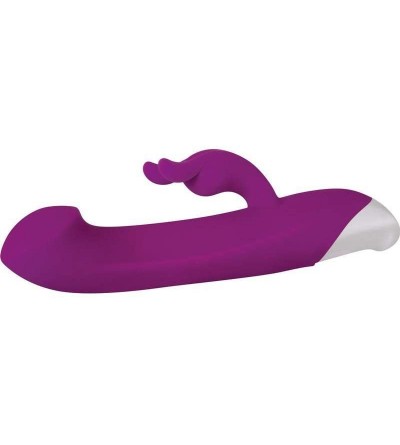 Vibrators Love Is Back Cuddle Bunny Rechargeable Soft Rabbit Vibrator- Purple - CZ18LDQDCEY $32.61