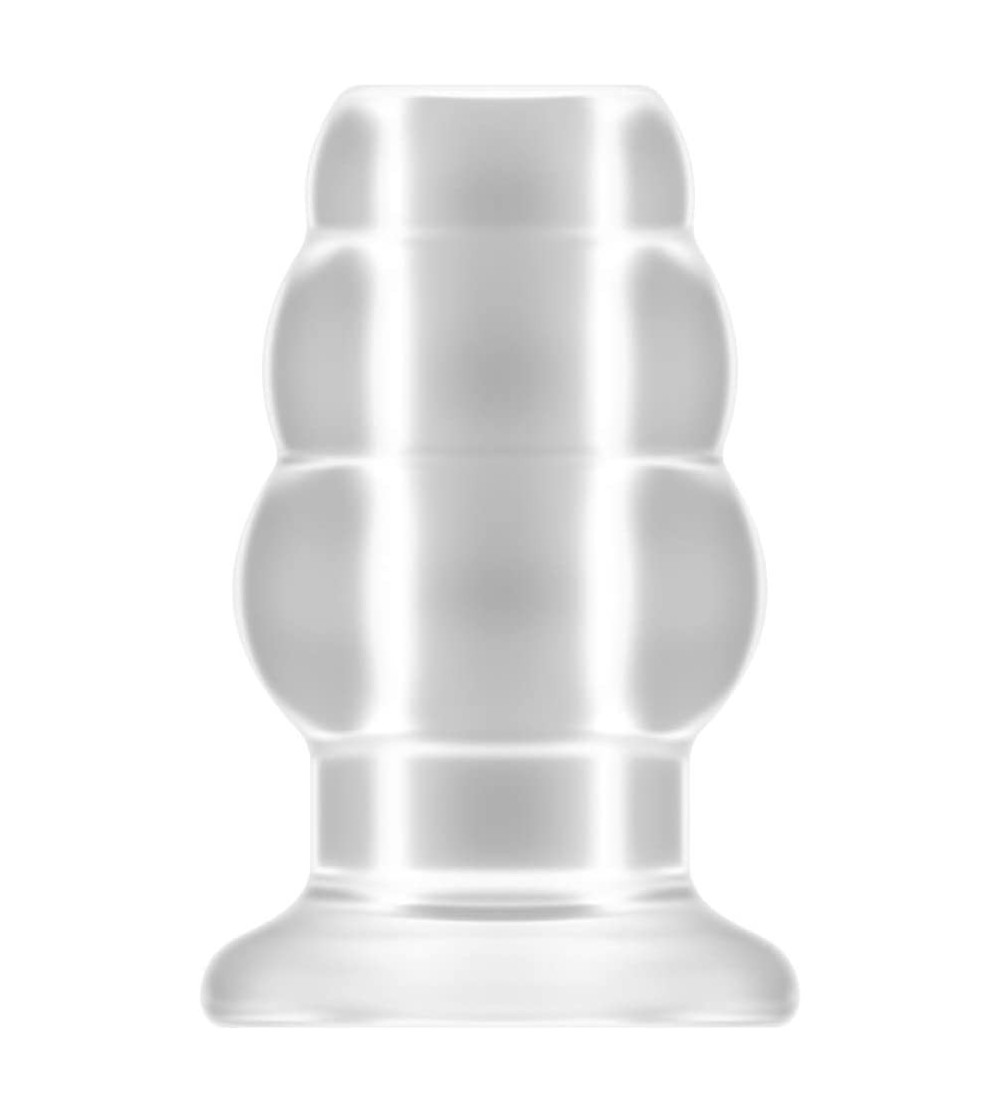 Anal Sex Toys Number 51 Large Hollow Tunnel Butt Plug 5 Inch Translucent - CB12N9MDIS7 $18.62