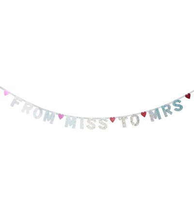 Novelties Bachelorette Party Favors "From Miss to Mrs" Banner - Ms to Mrs - CY11WWV1QPF $6.76