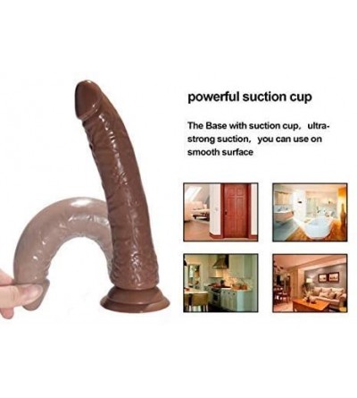 Dildos 7.9 inch Realistic Dildo for Beginners with Suction Cup Lifelike Fake Penis for Women Adult Sex Toys for Vaginal G-spo...