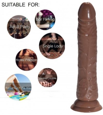 Dildos 7.9 inch Realistic Dildo for Beginners with Suction Cup Lifelike Fake Penis for Women Adult Sex Toys for Vaginal G-spo...