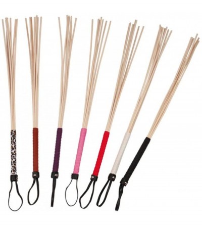 Paddles, Whips & Ticklers Rattan Whip Rods Spanking Paddle Six Toys with Powerful Frequency for Muscles Handheld & Sports Rec...