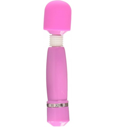 Anal Sex Toys Hello Bling Bling- 10x Mini Wand Massager- Pink - Pink - C8183R566HU $21.94