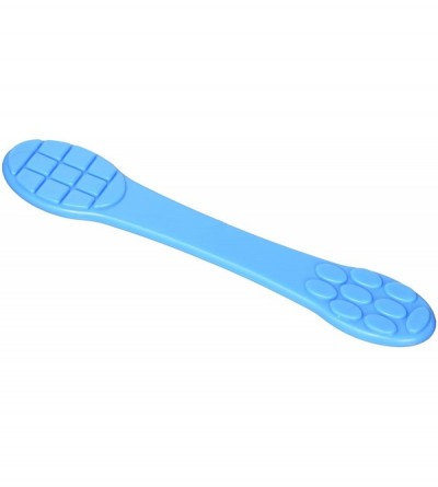 Paddles, Whips & Ticklers Textured Blue Silicone Cbt Ball Slapper - C8126HC2LW1 $29.24