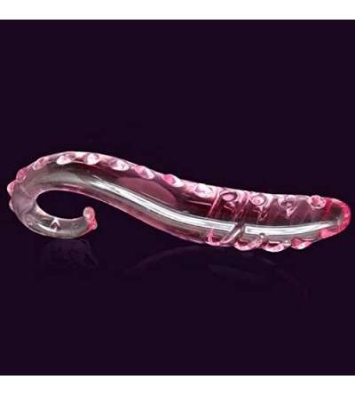 Anal Sex Toys Hippocampus Shape Pink Anal Glass Dildo Crystal Butt Plug Women Sex Toy Adult Products for Men Erotic Sexy Game...