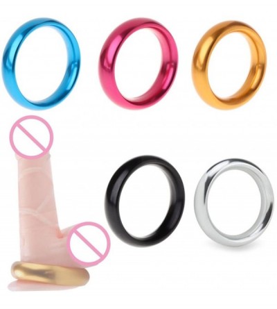 Penis Rings Aluminum Alloy Pénis Rings Cook Ring Adullt Delay Male Ejaculātión Sxx Toys - Black - CM19H5S5M9O $6.02