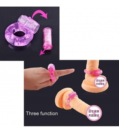 Penis Rings Six Toys Lock Fine Ring Pennis Men Vibration Collars Delay Premature Ejaculation - C218AE363MA $6.47