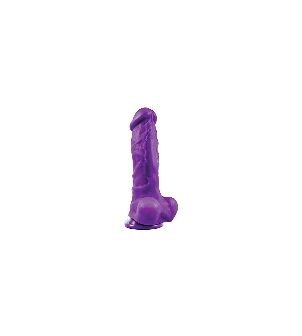 Dildos Colours Pleasures Thick 5-inch Dildo- Purple - Purple - CZ129KQV63L $28.13