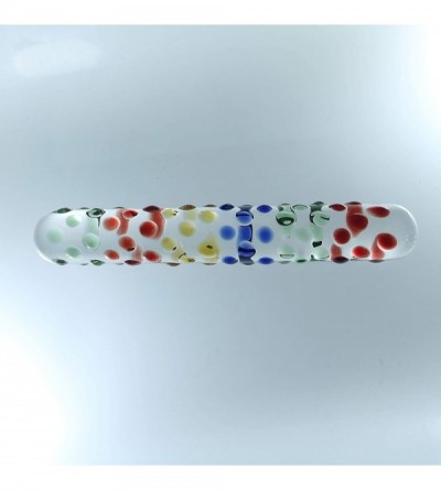 Vibrators Glass Pleasure Wand- Rainbow Mege Nubby - CY1120MW6DH $6.70