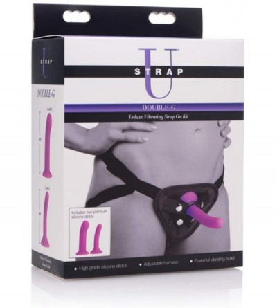 Dildos Double G Deluxe Vibrating Strap On Kit- 1 Count - CD185CLC285 $18.92