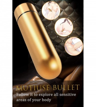 Vibrators Portable Metal Bullet Vibrator for Clit Stimulation- 9 Vibration Modes Powerful Quiet Vibrating Discreet Sex Toys R...