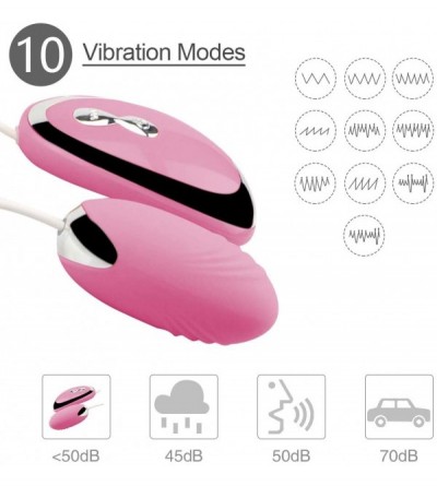 Vibrators Wired Remote Control Bullet Vibrator 10 Frequency Vibrations G Spot Stimulation Waterproof Vibrating Silicone Eggs ...