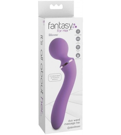 Dildos Fantasy for Her Duo Wand Massage-her- Purple- 3.6 Lb - CN18H6OK06D $34.51