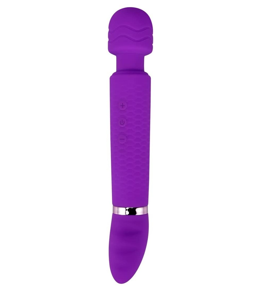 Vibrators Waterproof Dual Vibrators Rechargeable Wireless Therapeutic Handheld Wand Massager for Muscle Aches & Sports Recove...