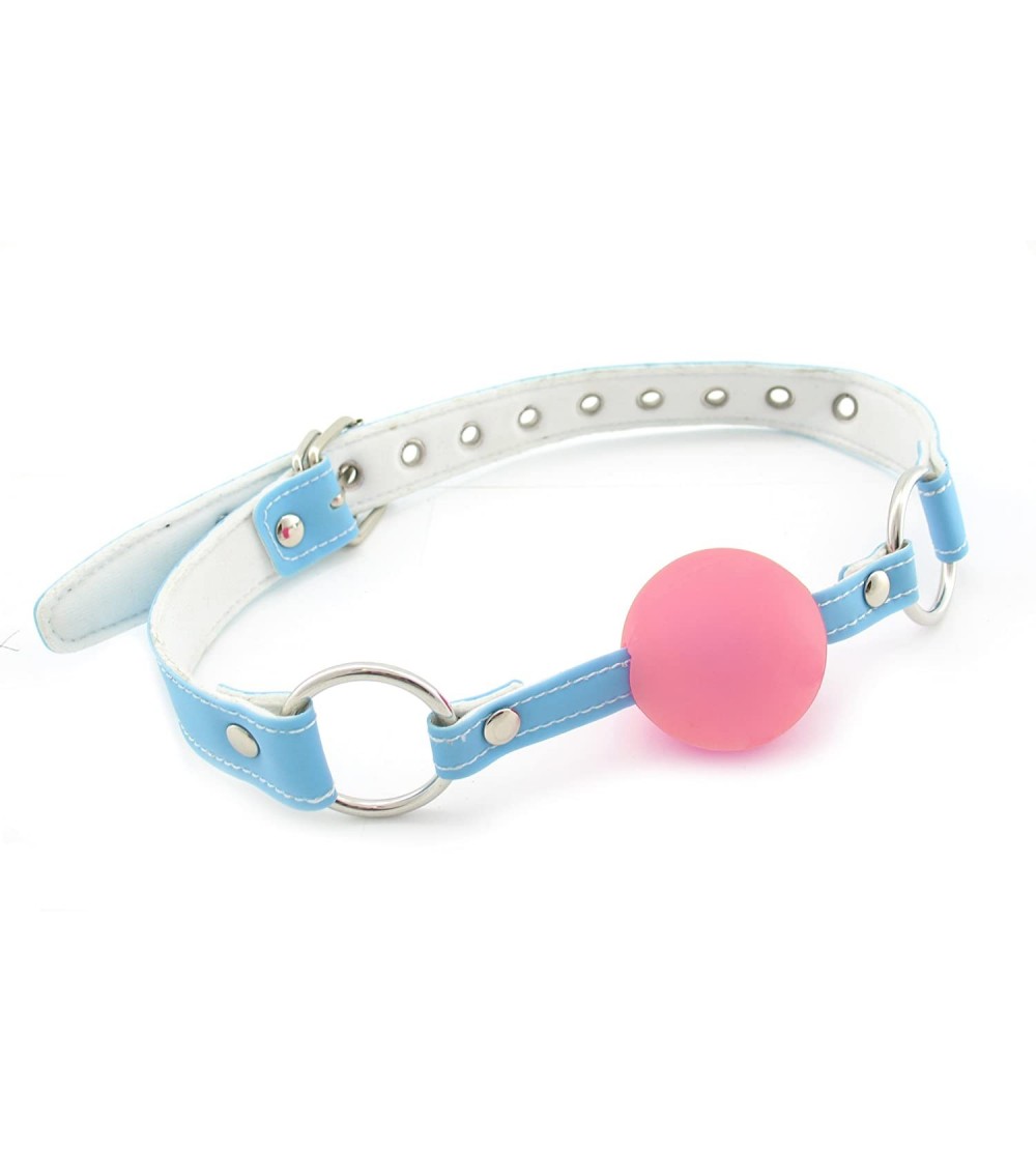 Gags & Muzzles Gag- Ball- Pink/Blue - CJ112E5WTYB $11.62
