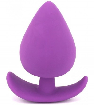 Anal Sex Toys Anal Trainer Sex Toys Butt Plugs- Elite Heavy Silicone 4 oz Adult Toys Purple - CT12LGAOFYF $15.25
