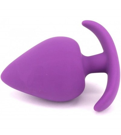 Anal Sex Toys Anal Trainer Sex Toys Butt Plugs- Elite Heavy Silicone 4 oz Adult Toys Purple - CT12LGAOFYF $15.25