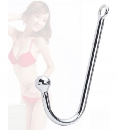 Anal Sex Toys Bondage Stainless Steel Anal Rope Hook with Flirt Solid Anal Ball for Sex Couple Games - C212HI6IRTB $22.21