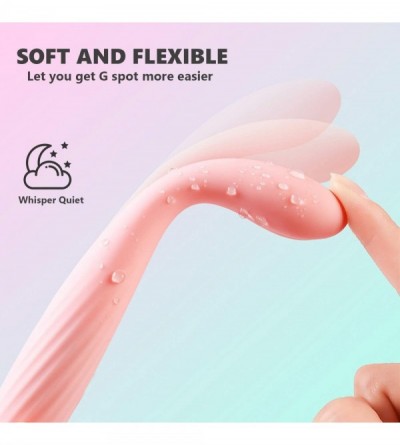 Vibrators G Spot Dildo Vibrator for Women- with 10 Frequency Modes Clitoris and Nipple Stimulator- Waterproof and Rechargeabl...