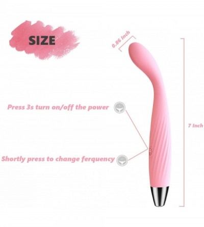 Vibrators G Spot Dildo Vibrator for Women- with 10 Frequency Modes Clitoris and Nipple Stimulator- Waterproof and Rechargeabl...