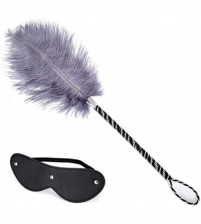 Paddles, Whips & Ticklers Cosplay Props Teaser Feather and Blindfold for Women Men Cosplay - S4 - CR19CUQWORN $35.90