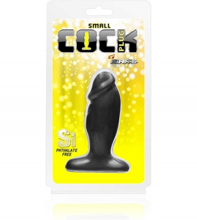 Dildos Cock Plug- Black- Small- 5.28 Ounce - CK11LQS73MP $10.42