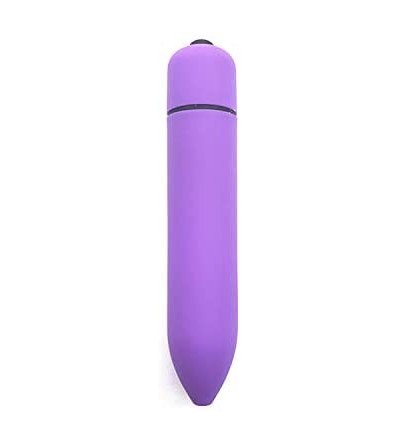 Vibrators Waterproof 10 Frequency Mini Bullet Vibrador for Female Adult Pleasure Vibrating Rod Women Toy (Purple) - Purple - ...