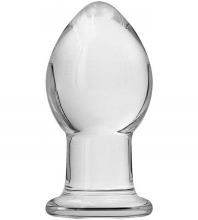 Anal Sex Toys Crystal - Brosilicate Glass - Anal Plug- Small - Clear - CH1963CZOCG $34.05