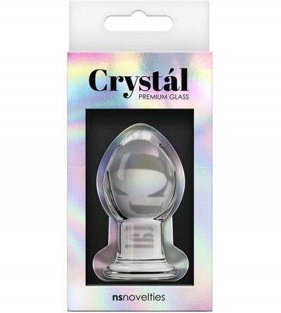 Anal Sex Toys Crystal - Brosilicate Glass - Anal Plug- Small - Clear - CH1963CZOCG $15.48
